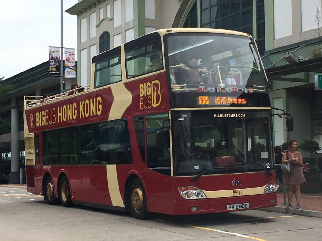 big bus hong kong parked