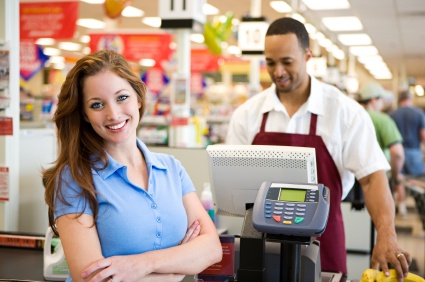 ecr career in retail woman smiling posing
