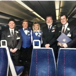 thames train crew photo of five
